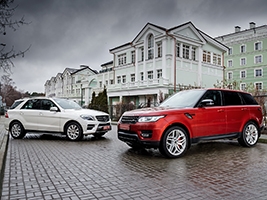  Mercedes ML   Range Rover Sport