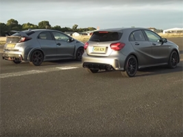     - Mercedes A45 AMG  Honda Civic Type R?