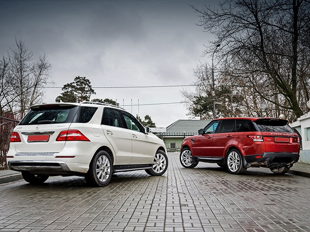  Mercedes ML   Range Rover Sport