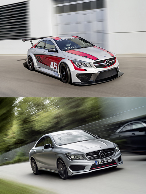 Mercedes CLA 45 AMG Racing Series  CLA 250 Sport  